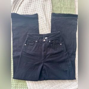 Black Wide Leg H And M Jeans